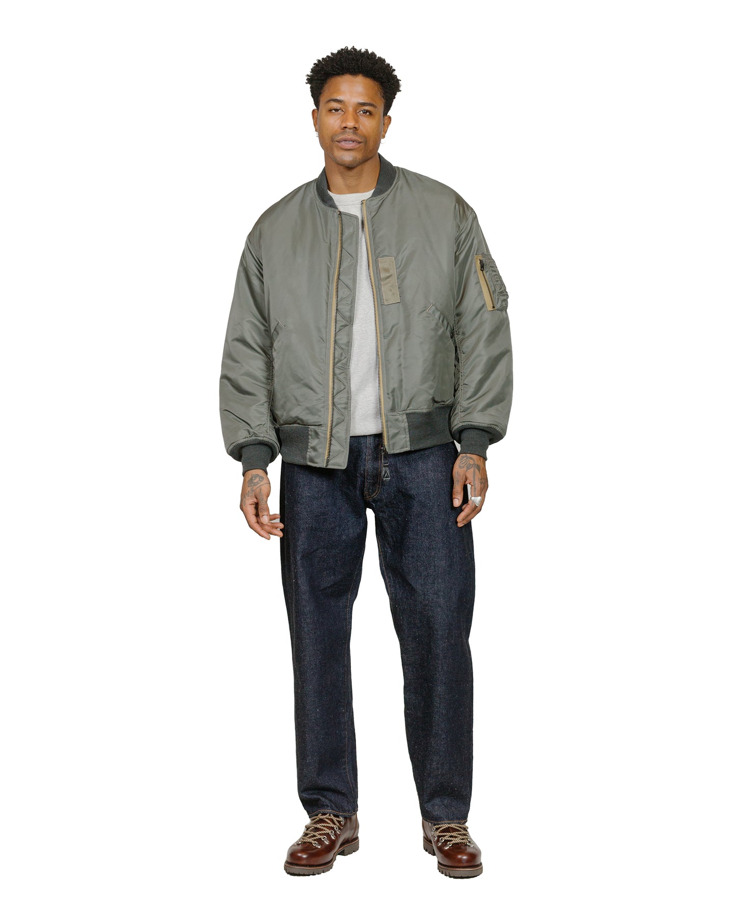 lost & found MARKAWARE marka MA-1 Nylon Twill Sage Green