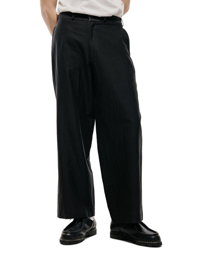 lost & found MARKAWARE marka Military Slacks Cotton Silk Light Moleskin Black