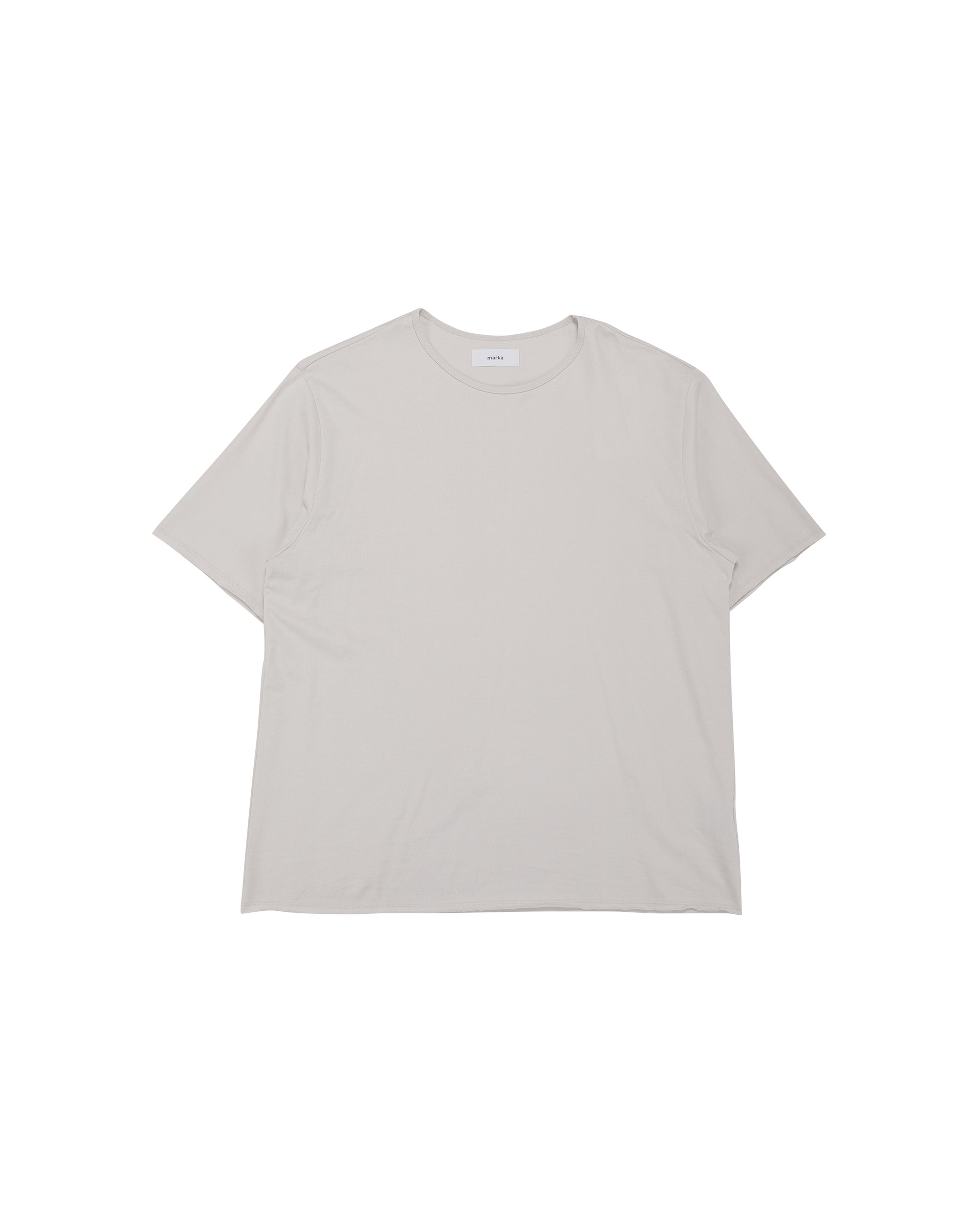 lost & found MARKAWARE marka Narrow Piping Tee 40/2 Organic Cotton Knit L. Beige