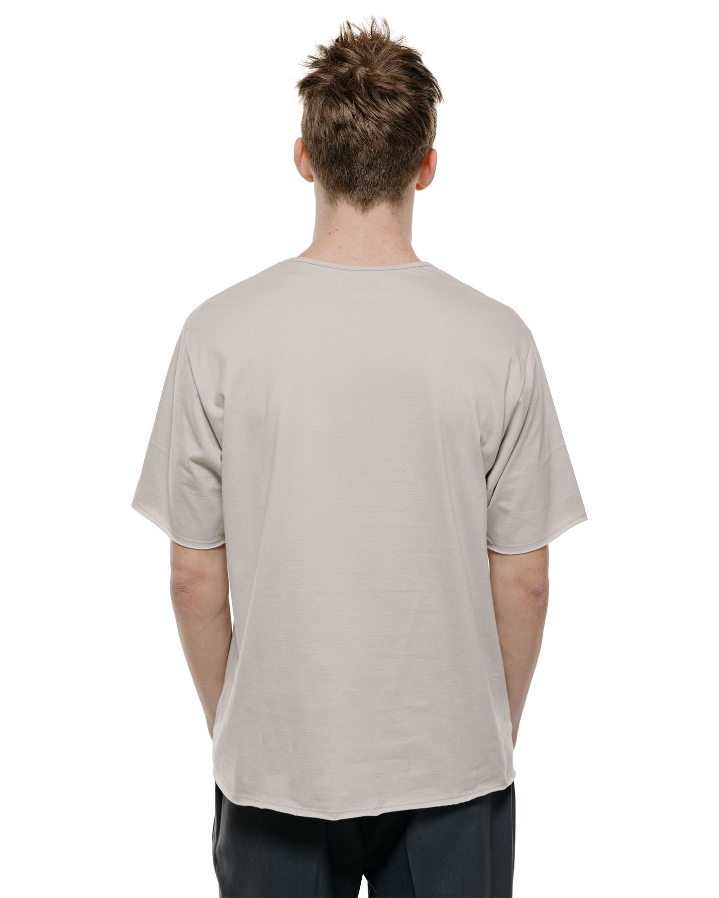 lost & found MARKAWARE marka Narrow Piping Tee 40/2 Organic Cotton Knit L. Beige