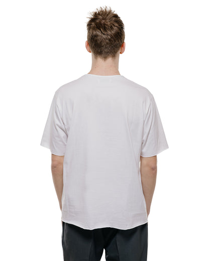 lost & found MARKAWARE marka Narrow Piping Tee 40/2 Organic Cotton Knit White