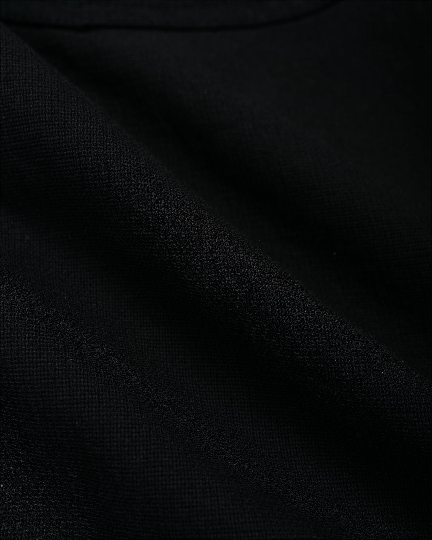 lost & found MARKAWARE marka No Collar Tracker Jacket High Twisted Dobby Cloth Black