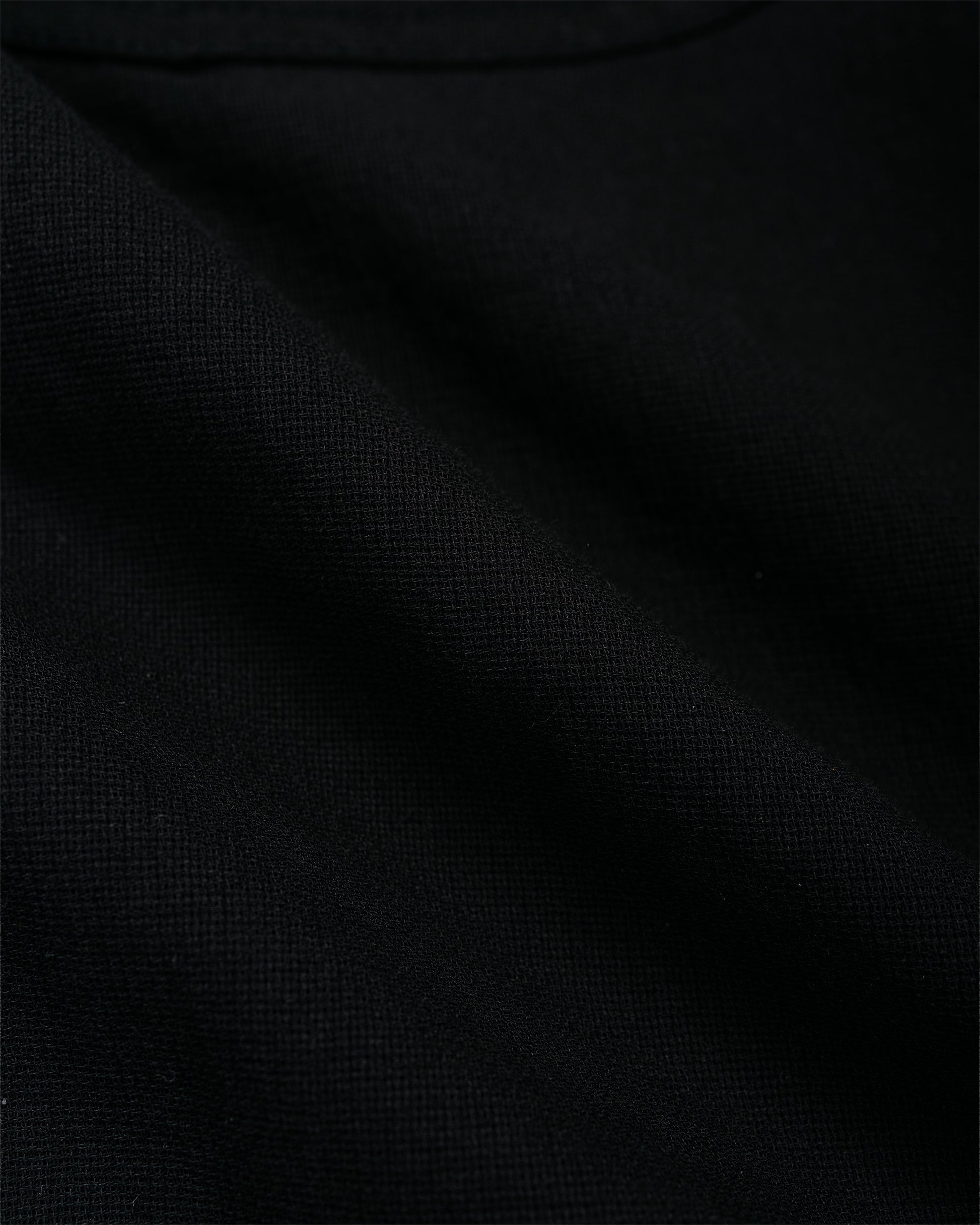 lost & found MARKAWARE marka No Collar Tracker Jacket High Twisted Dobby Cloth Black