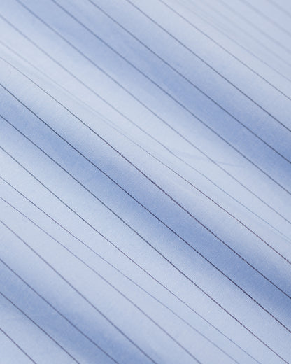 lost & found MARKAWARE marka Regular Collar Shirt Organic Cotton Stripe Blue Stripe