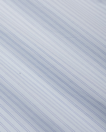 lost & found MARKAWARE marka Regular Collar Shirt Organic Cotton Stripe Saxe Stripe
