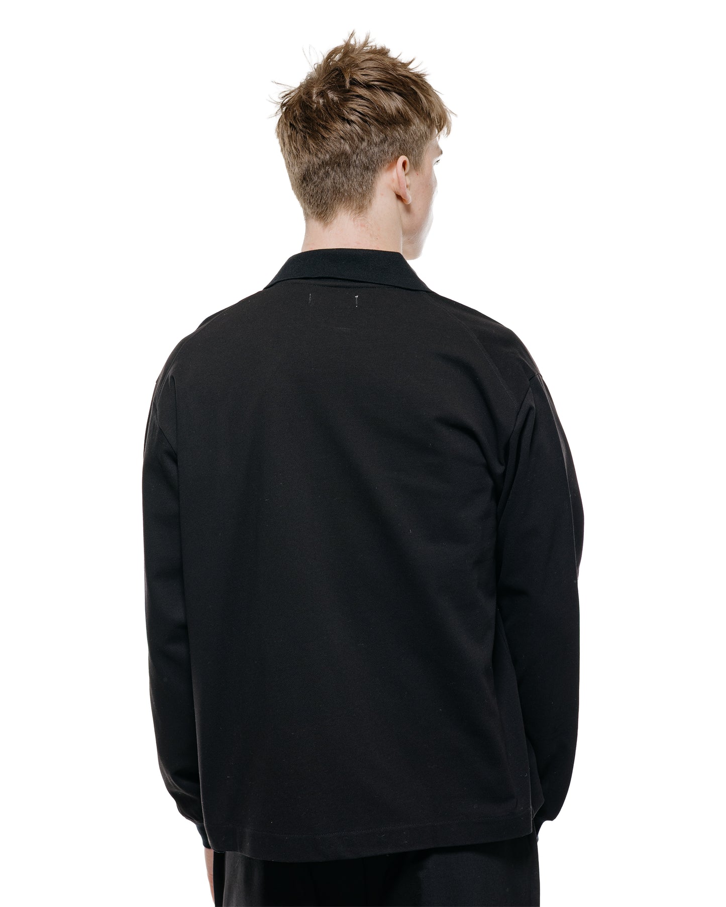 lost & found MARKAWARE marka Shirt Cardigan Cotton High Twisted Pique Black