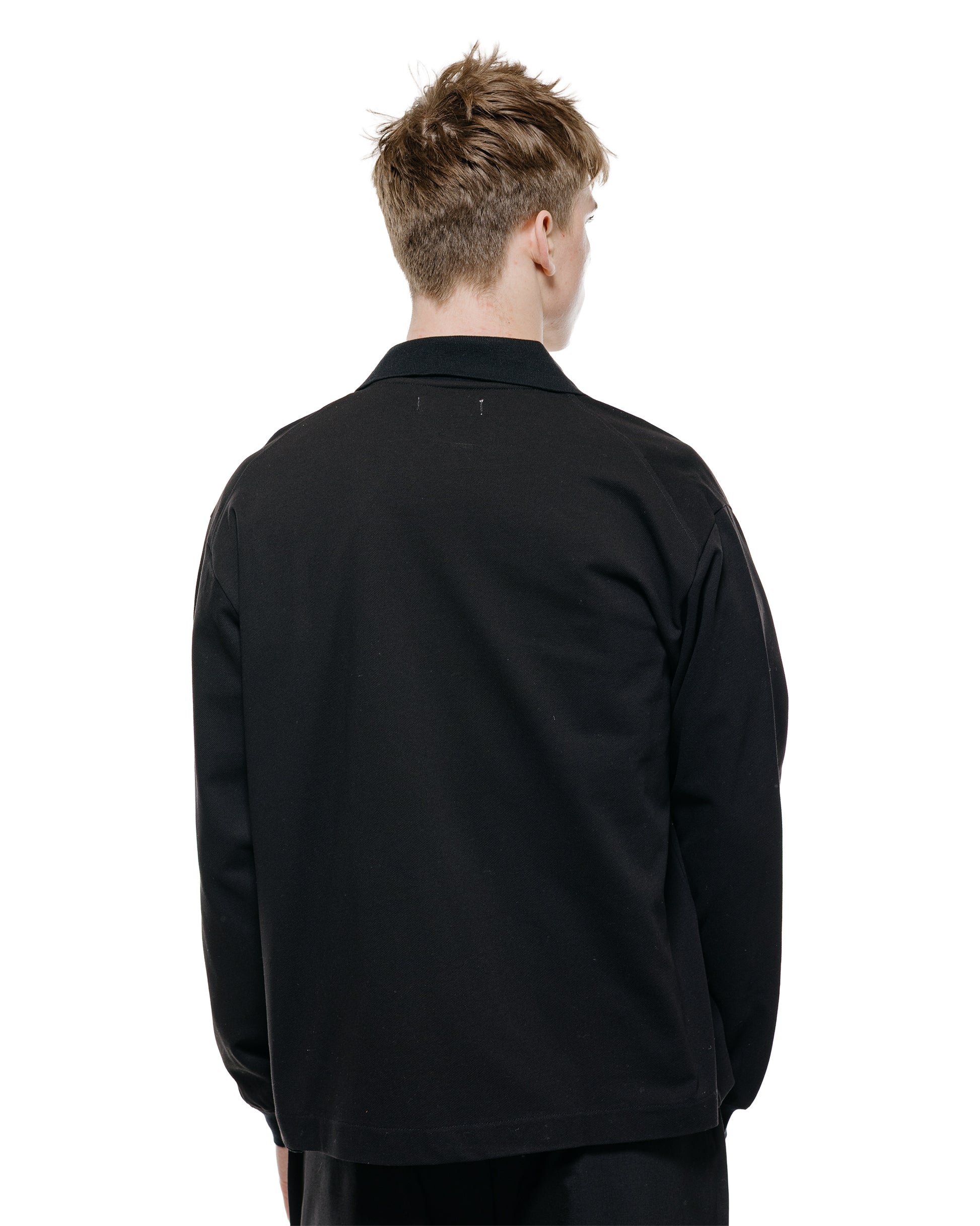 lost & found MARKAWARE marka Shirt Cardigan Cotton High Twisted Pique Black