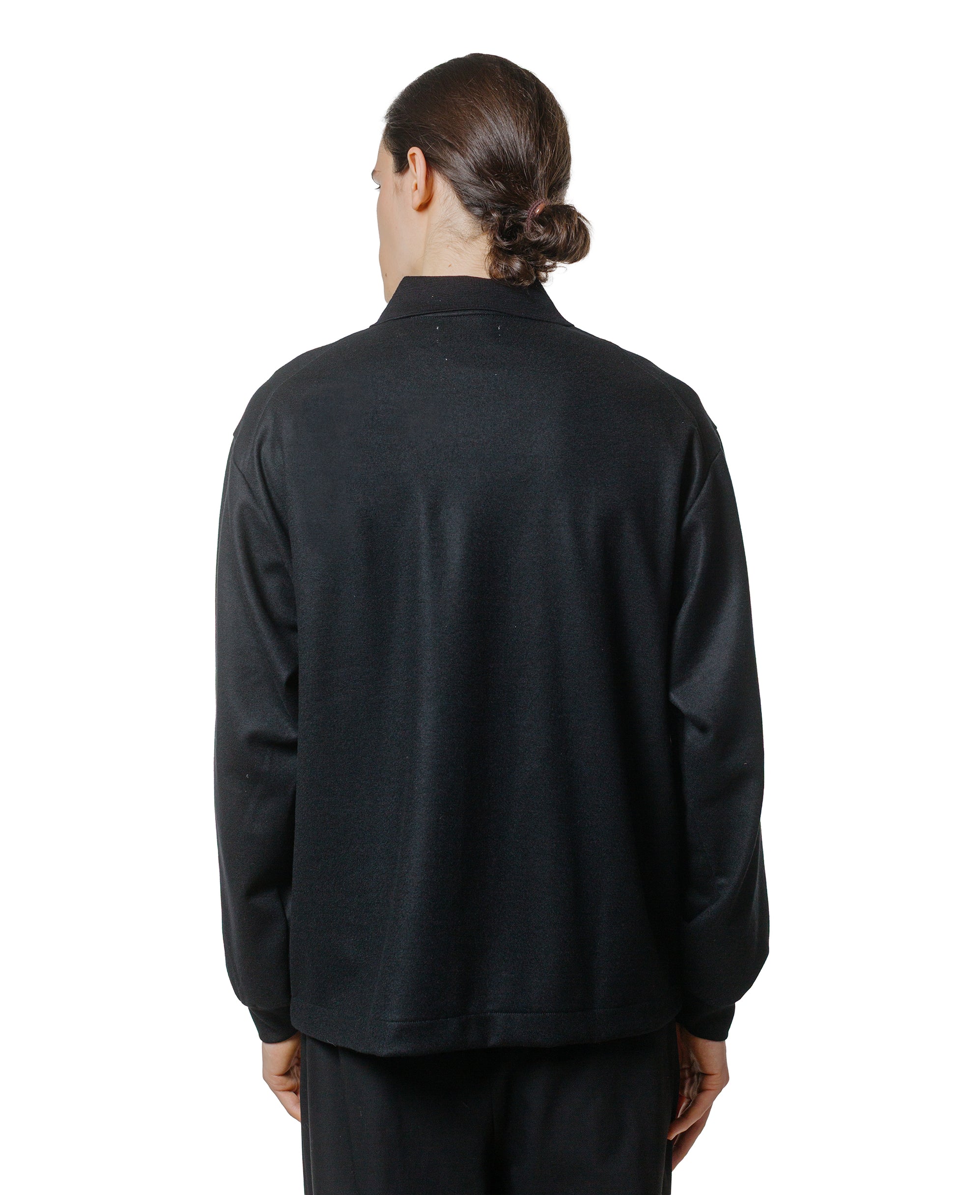 lost & found MARKAWARE marka Shirt Cardigan Super 140s Wool Knit Black