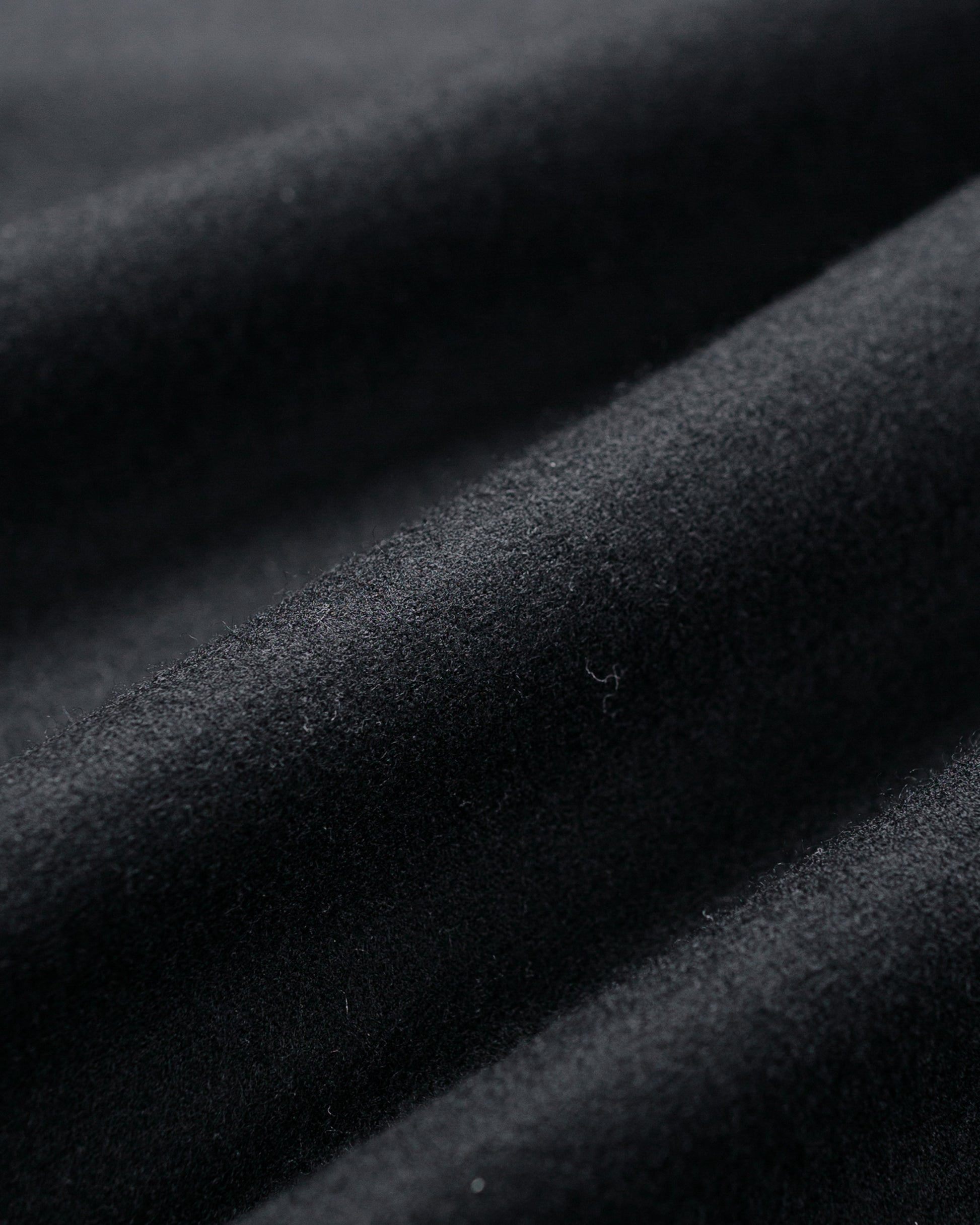 lost & found MARKAWARE marka Shirt Cardigan Super 140s Wool Knit Black