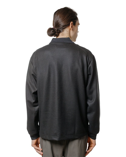 lost & found MARKAWARE marka Shirt Cardigan Super 140s Wool Knit Charcoal