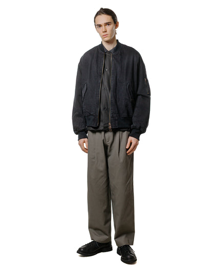 lost & found MARKAWARE marka Shirt Cardigan Super 140s Wool Knit Charcoal