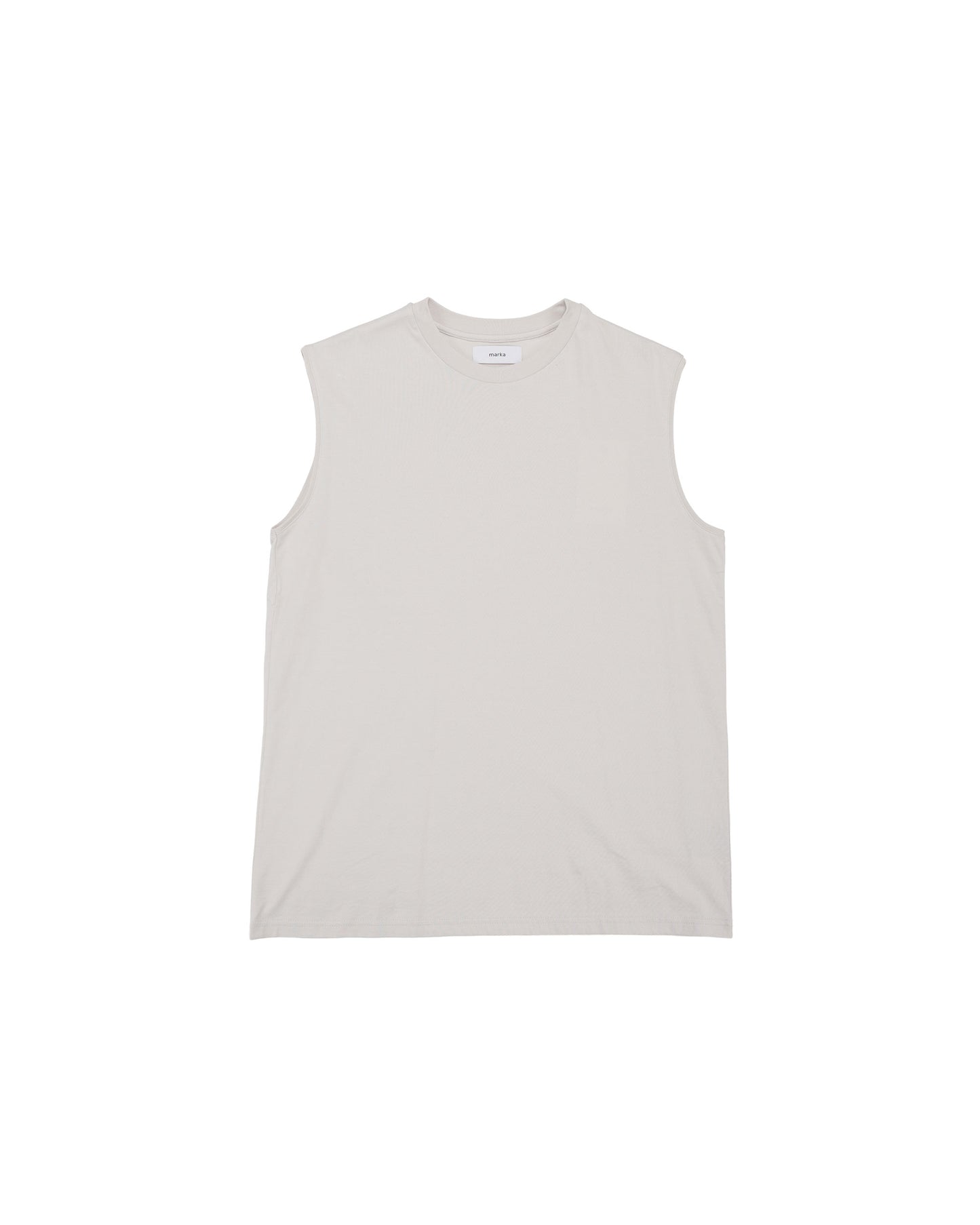 lost & found MARKAWARE marka Sleeveless Tee 40/2 Organic Cotton Knit L. Beige
