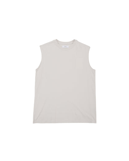 lost & found MARKAWARE marka Sleeveless Tee 40/2 Organic Cotton Knit L. Beige