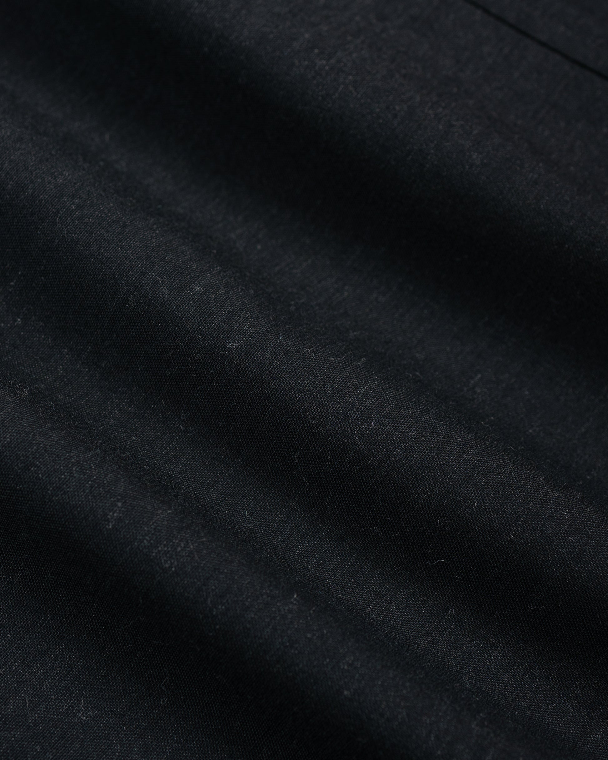 lost & found MARKAWARE marka Stroll Around Jacket 2/72 Wool Tropical Washer Chambray Black