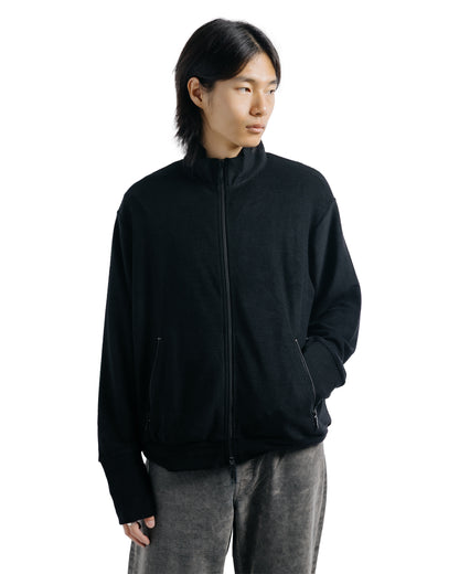 marka Track Jacket Wool/Organic Cotton Black