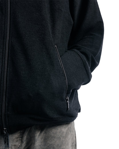 marka Track Jacket Wool/Organic Cotton Black