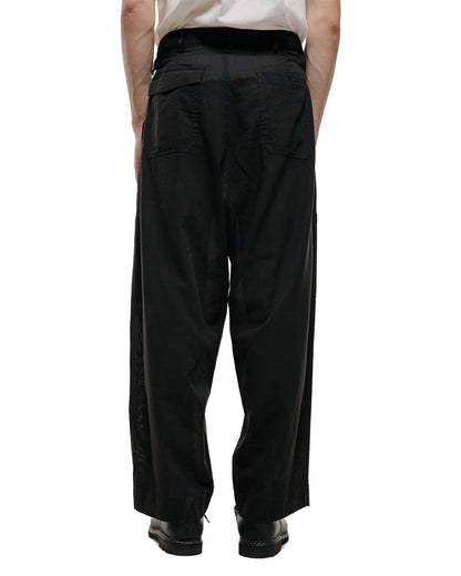 lost & found MARKAWARE marka U.S. Air Force Baker Pants High Twisted Dobby Cloth Black