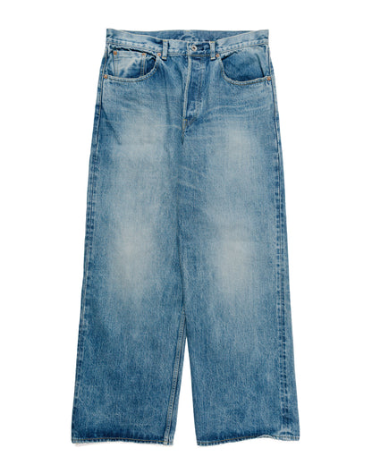 lost & found MARKAWARE marka Wide Leg Jeans Organic Cotton 13.5oz Selvedge Denim Used Washed