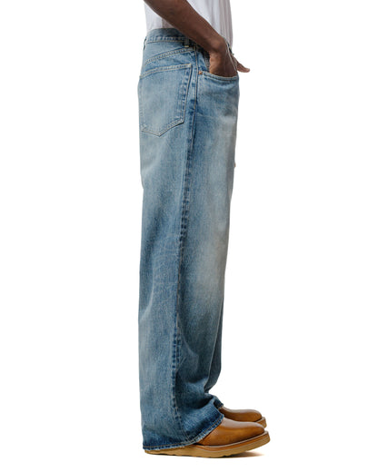 lost & found MARKAWARE marka Wide Leg Jeans Organic Cotton 13.5oz Selvedge Denim Used Washed