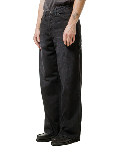 lost & found MARKAWARE marka Wide Painter Pants Organic Cotton 10oz Denim Black