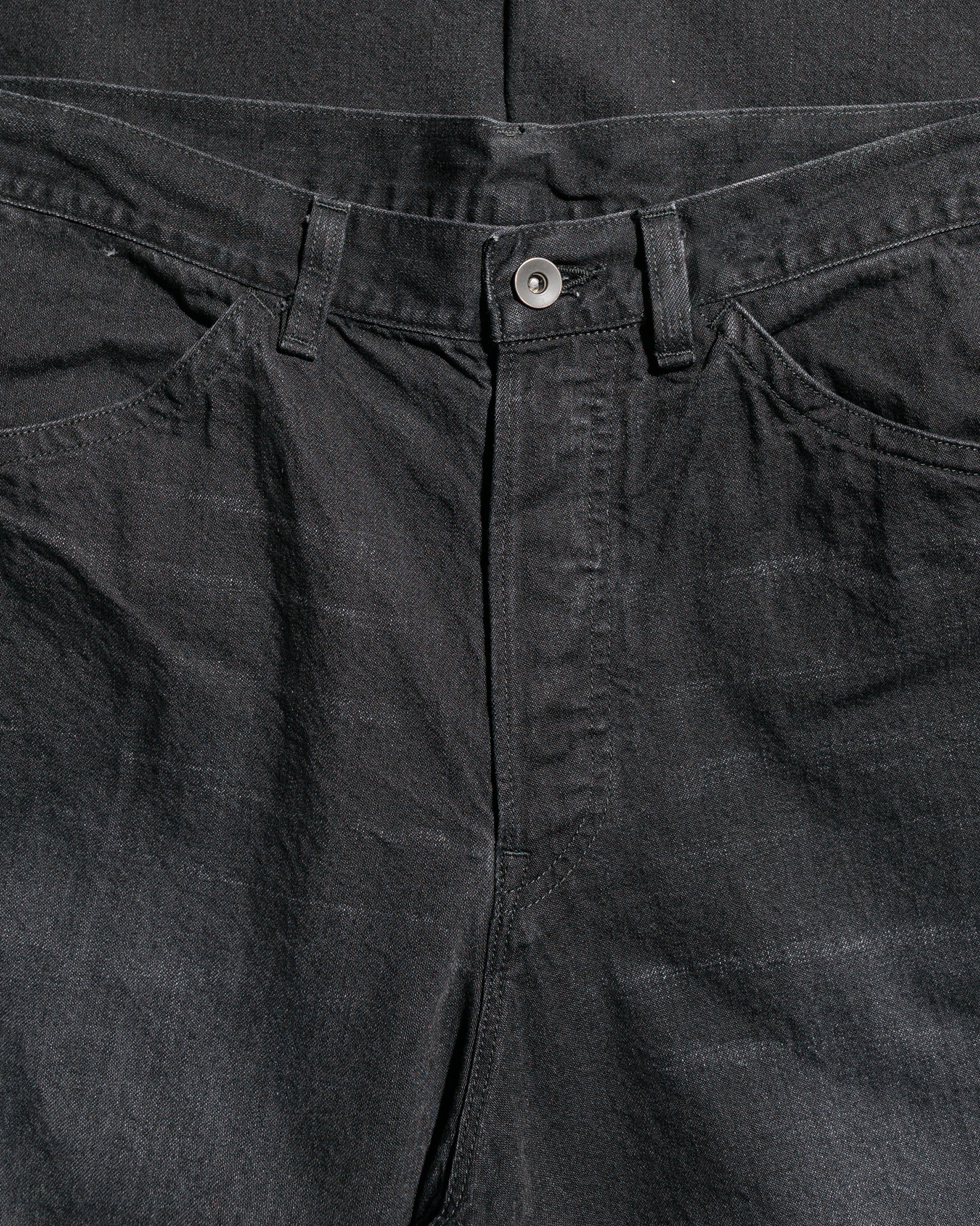 lost & found MARKAWARE marka Wide Painter Pants Organic Cotton 10oz Denim Black
