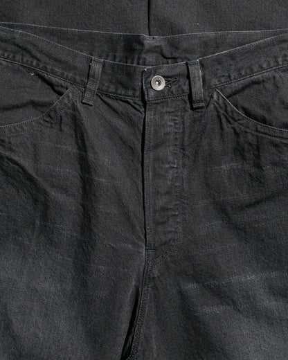 lost & found MARKAWARE marka Wide Painter Pants Organic Cotton 10oz Denim Black