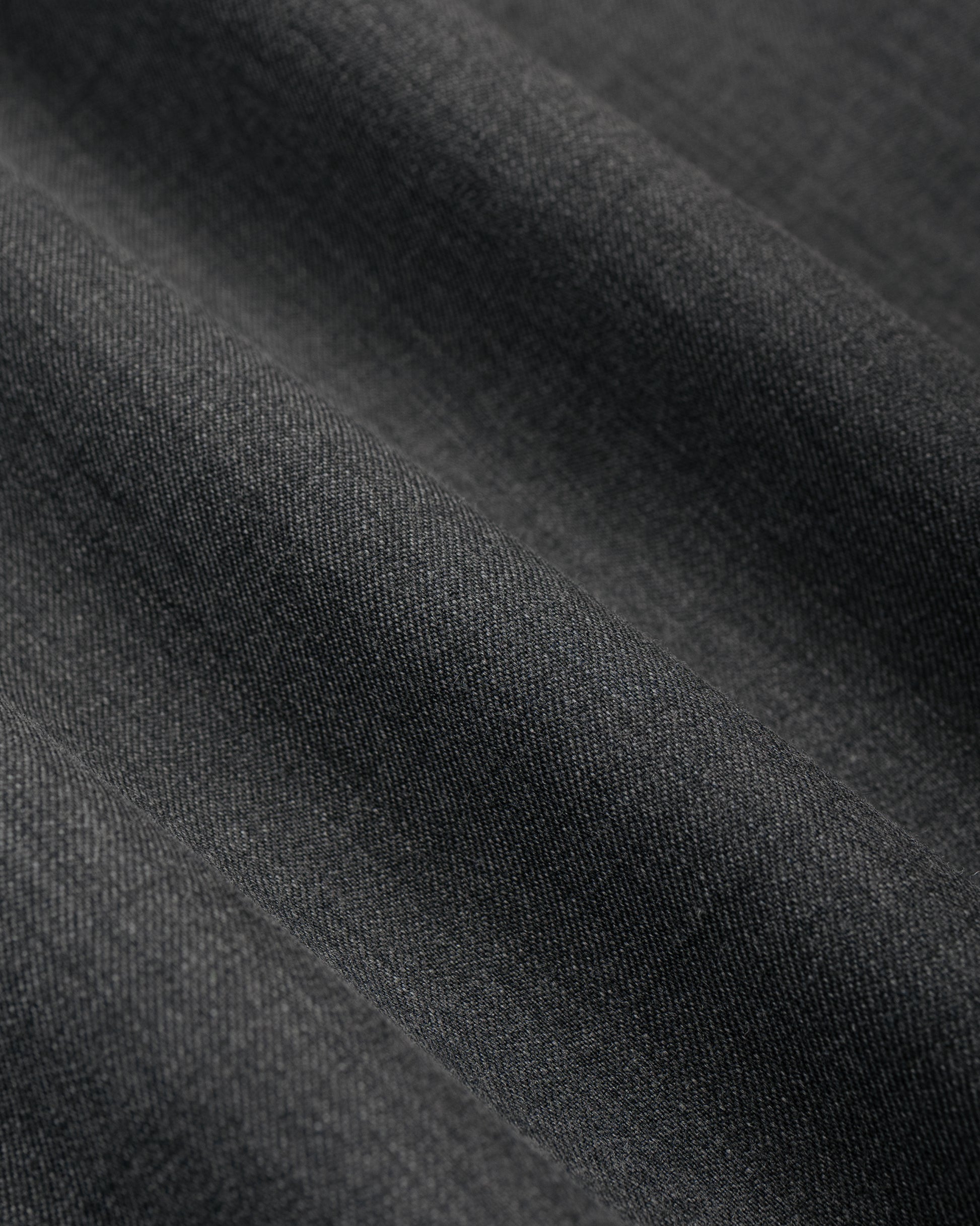 lost & found MARKAWARE marka Work Pants Wool Gabardine Pigment Print Charcoal Gray