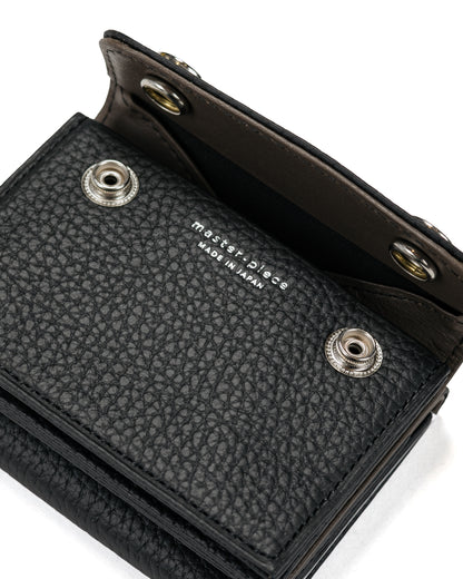 lost & found master-piece master-piece CAST 3-Fold Wallet Black
