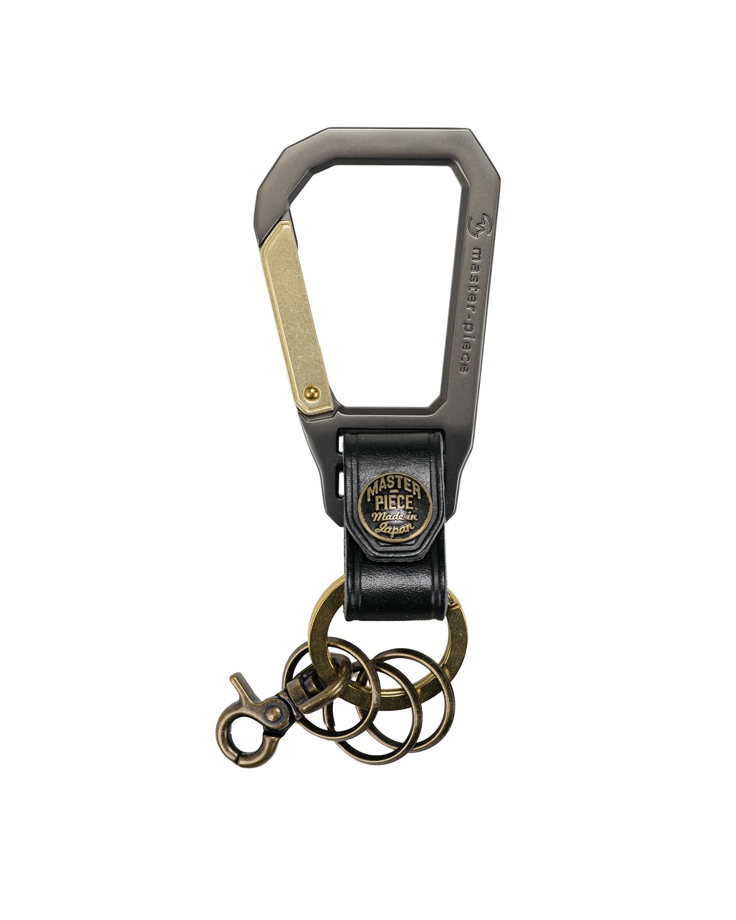 lost & found master-piece master-piece Carabiner Key Ring Black