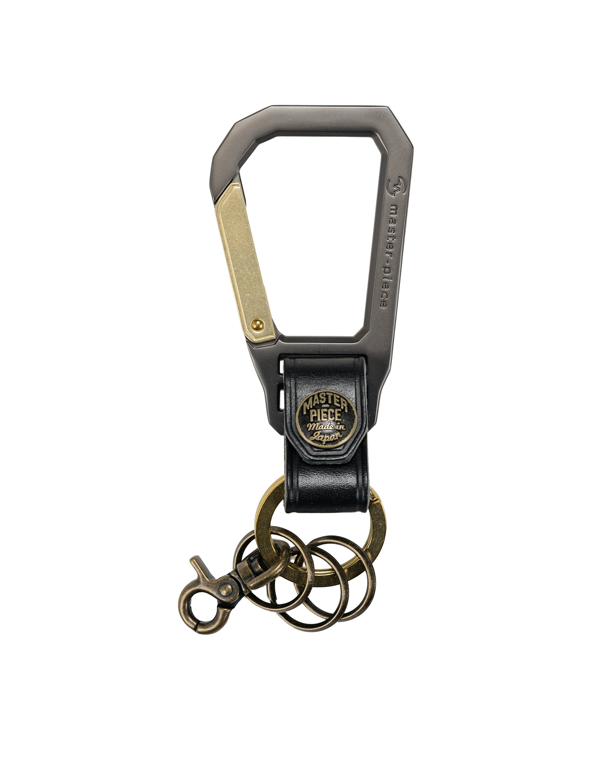 lost & found master-piece master-piece Carabiner Key Ring Black