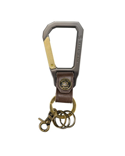 lost & found master-piece master-piece Carabiner Key Ring Choco