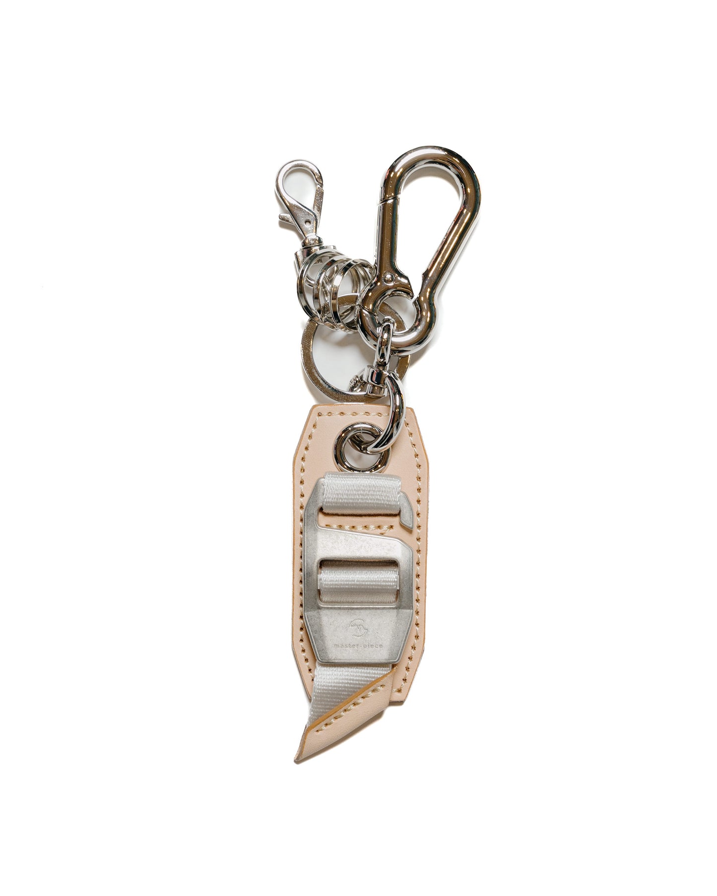 lost & found master-piece master-piece Hook Buckle Key Ring Beige