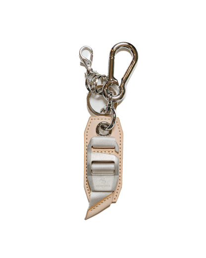 lost & found master-piece master-piece Hook Buckle Key Ring Beige