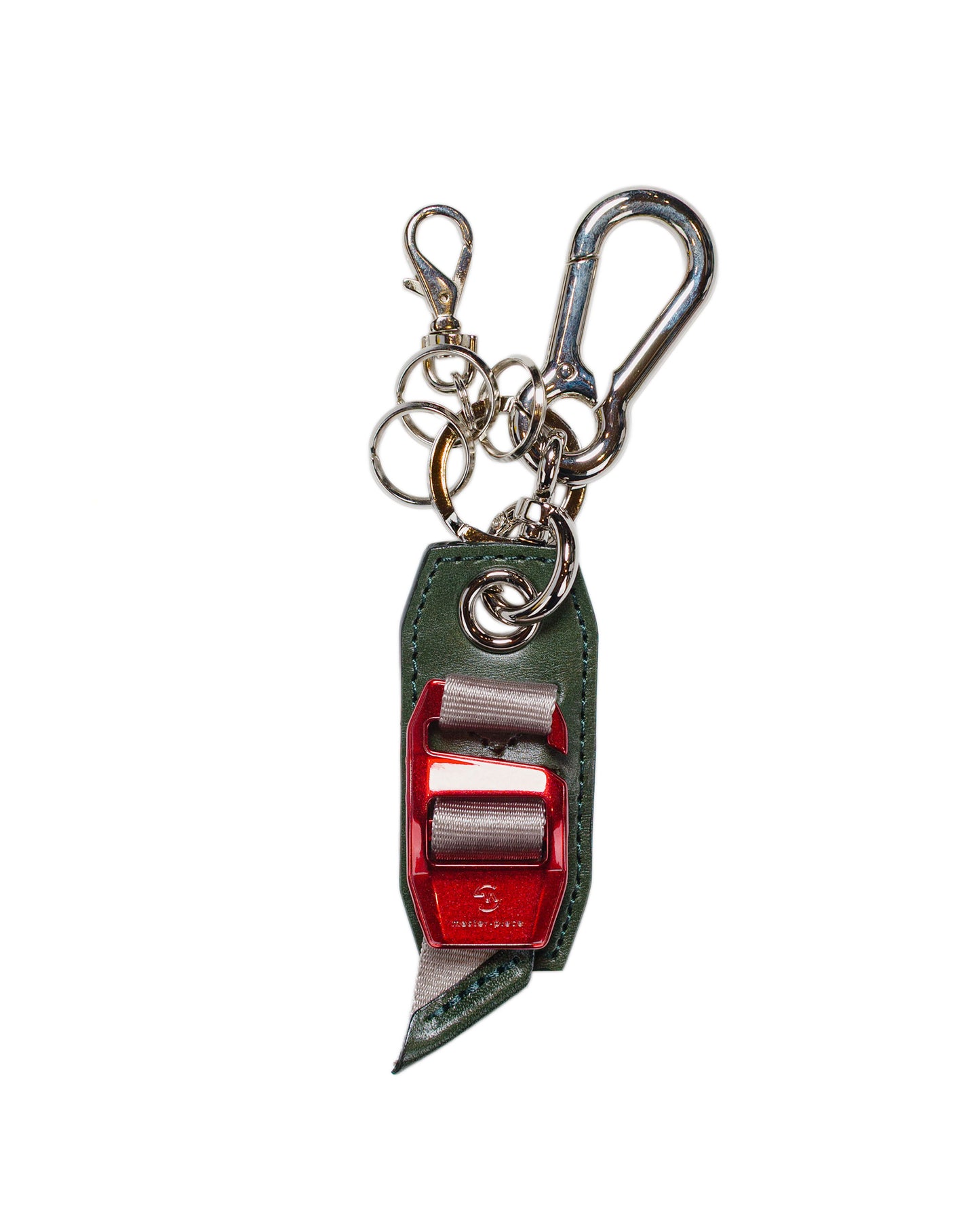 lost & found master-piece master-piece Hook Buckle Key Ring Green
