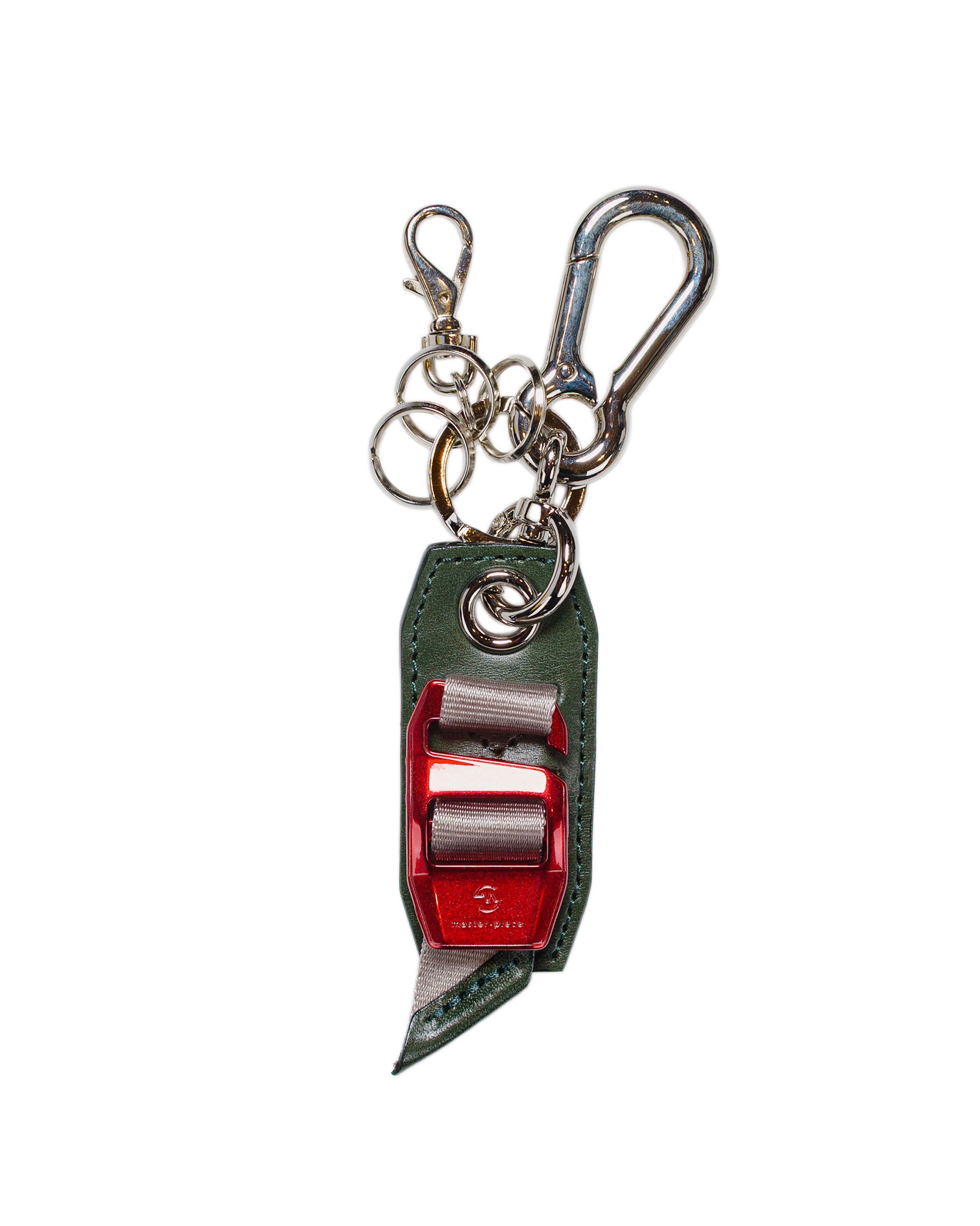 lost & found master-piece master-piece Hook Buckle Key Ring Green
