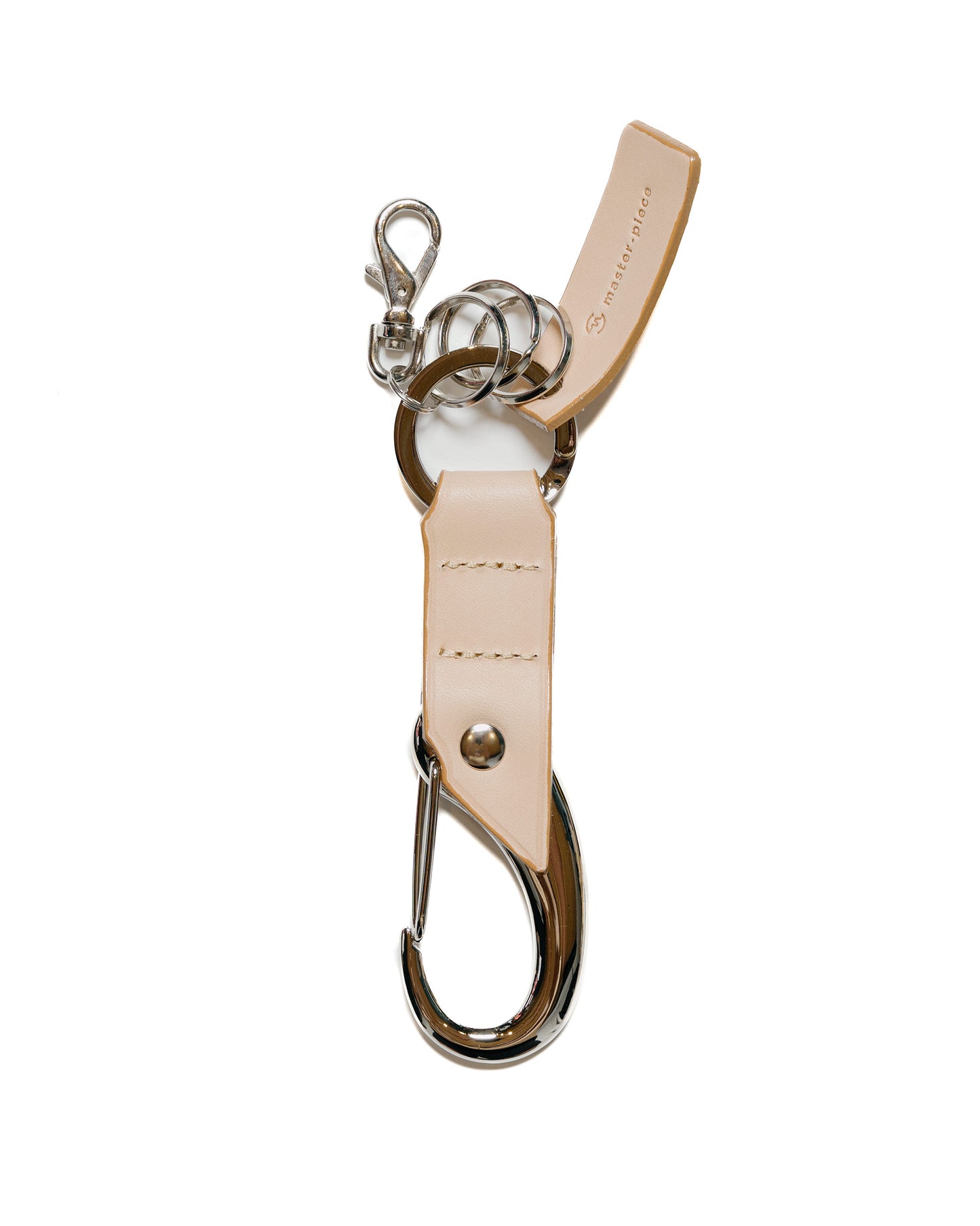 lost & found master-piece master-piece Magatama Key Ring Beige