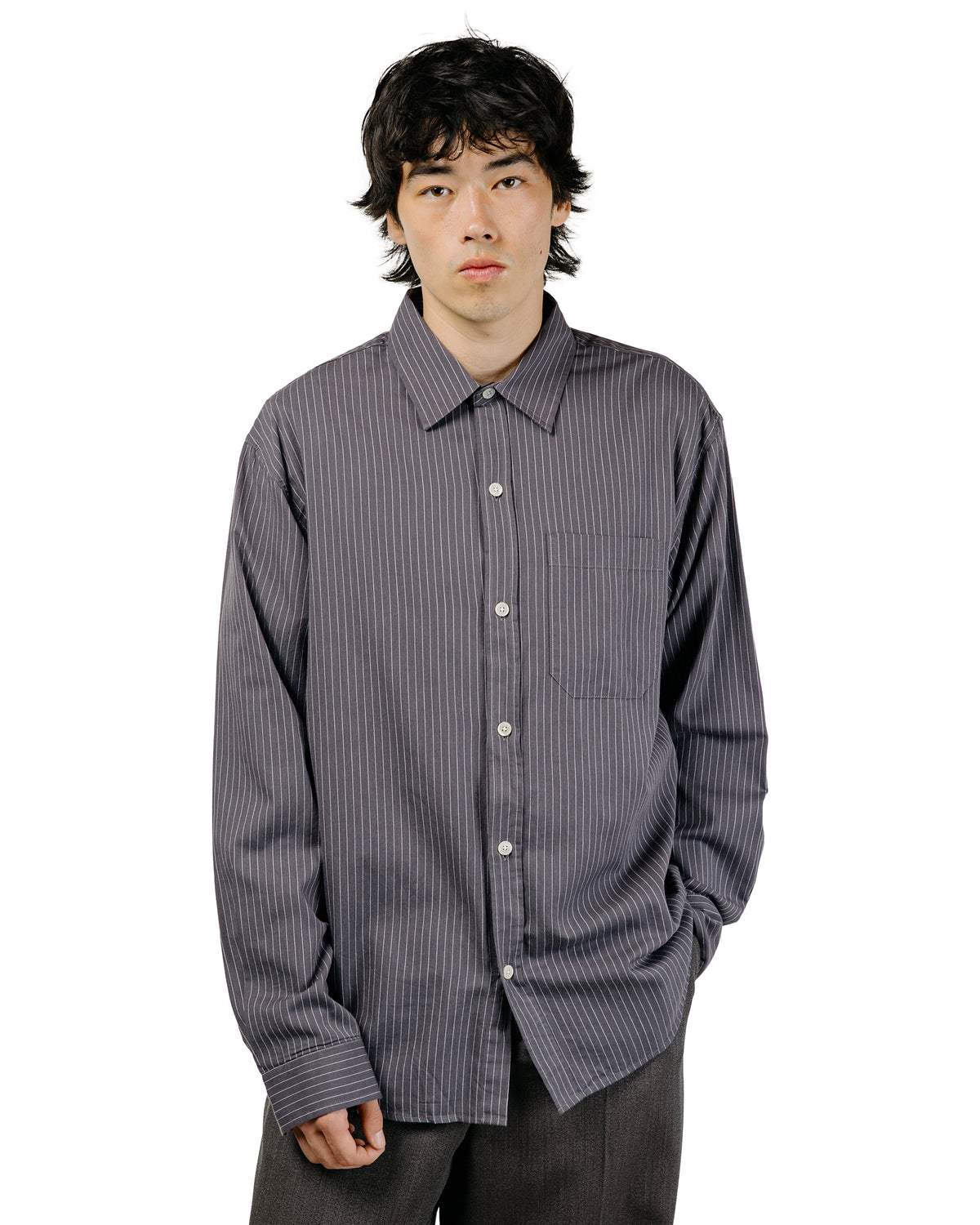 mfpen Distant Shirt Blush Stripe