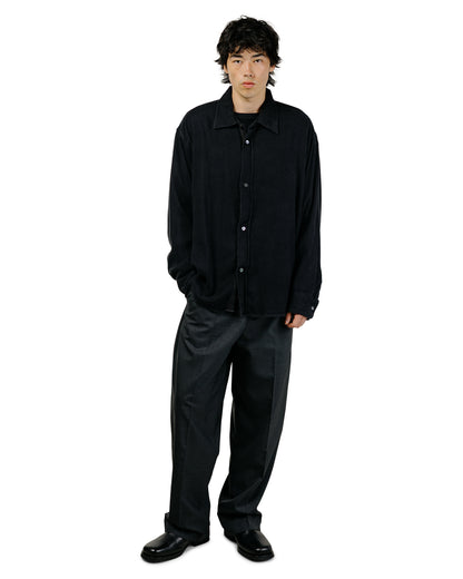 mfpen Gambler Shirt Black Fuzz Tencel