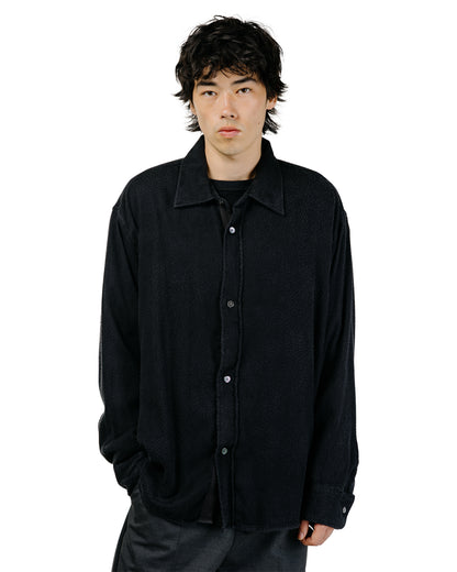 mfpen Gambler Shirt Black Fuzz Tencel