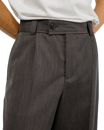 mfpen Patch Trousers Taupe Wool Twill
