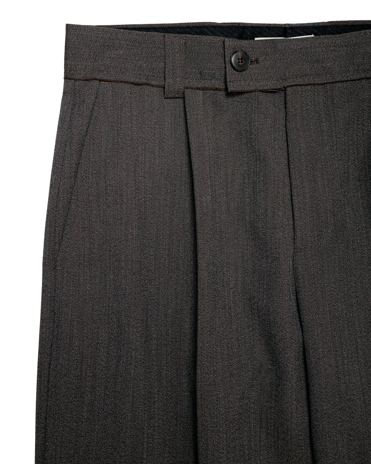mfpen Patch Trousers Taupe Wool Twill