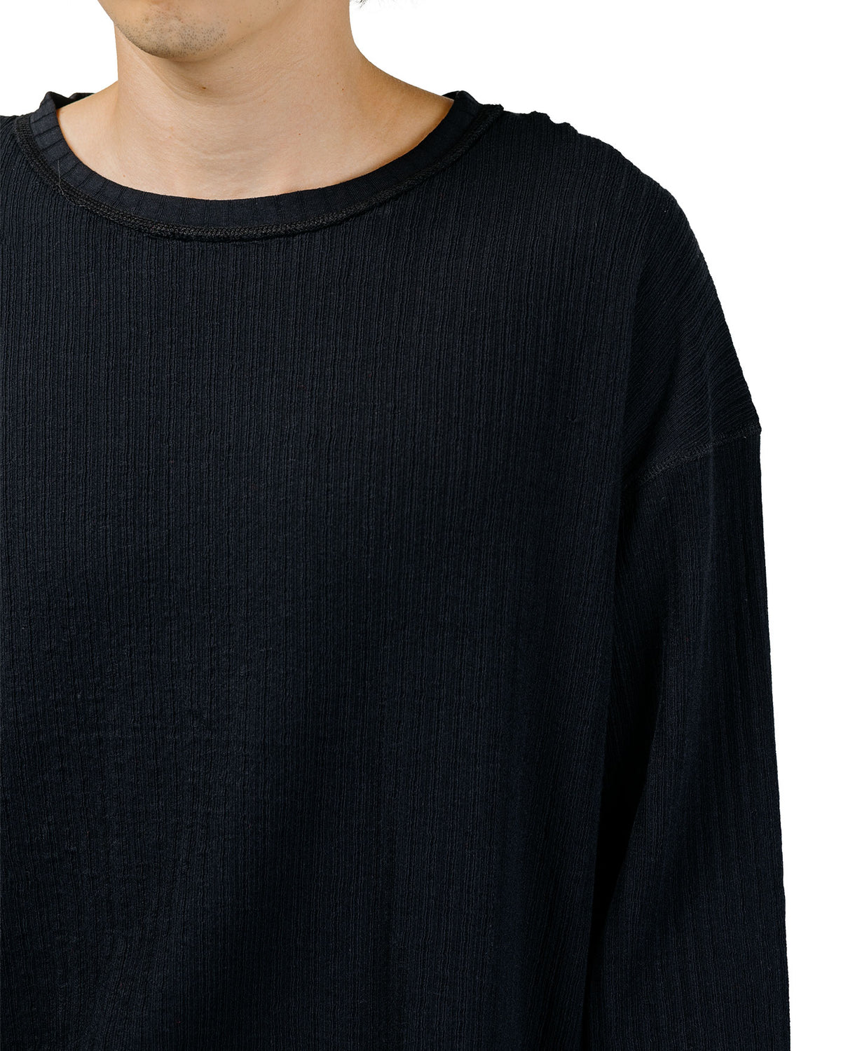 mfpen Reverse Rib Sweater Black