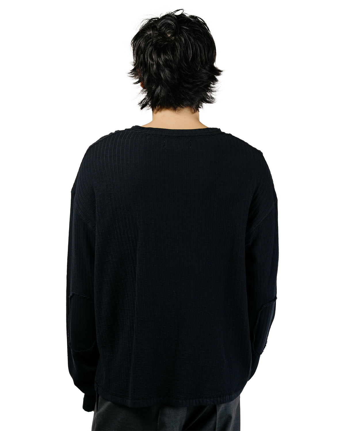 mfpen Reverse Rib Sweater Black
