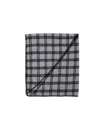 mfpen Triangle Scarf Ash Brown Check