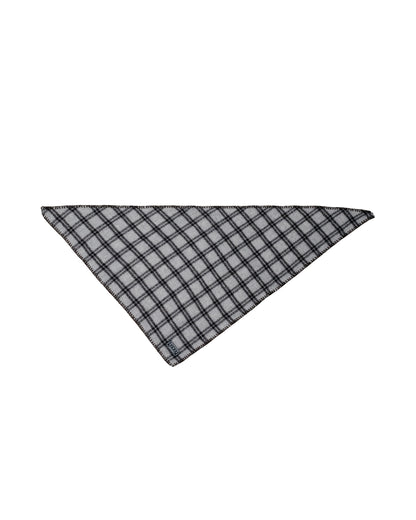 mfpen Triangle Scarf Ash Brown Check