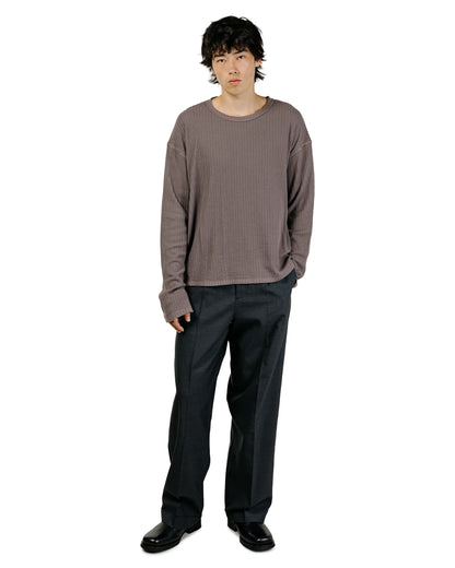 mfpen Reverse Rib Sweater Murkey Grey