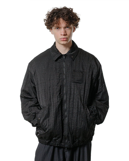 lost & found ssstein ssstein Bio Washed Nylon Oversized Fight Jacket Black