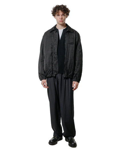 lost & found ssstein ssstein Bio Washed Nylon Oversized Fight Jacket Black