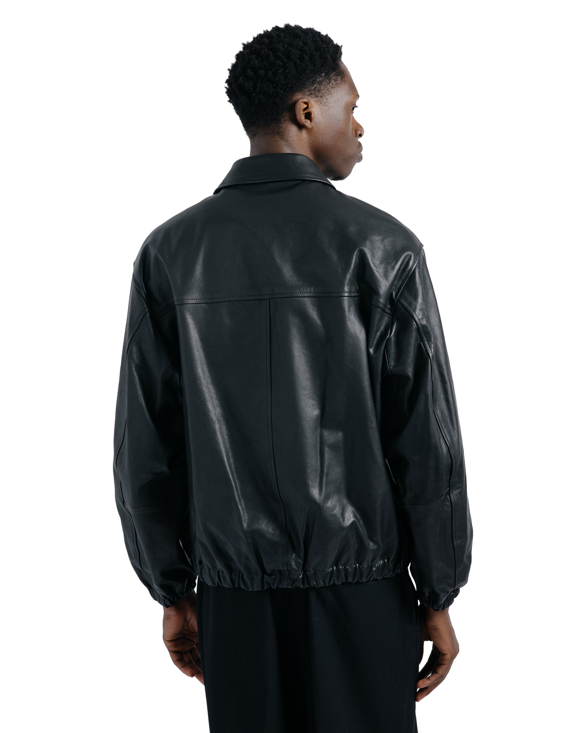 ssstein Calf Zip Short Jacket Black