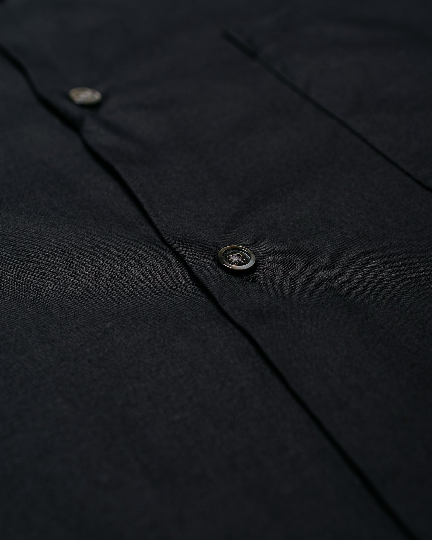 ssstein Cotton Silk Oversized LS Shirt Black